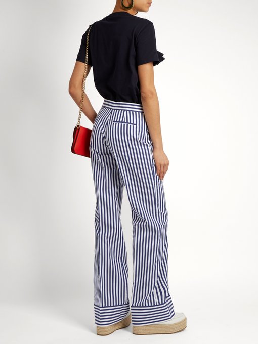 Striped cotton trousers | MSGM | MATCHESFASHION US