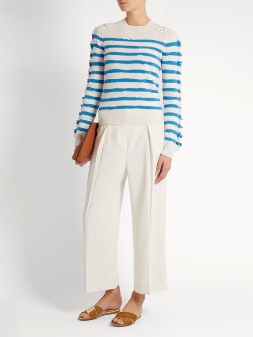 Breton-striped cashmere sweater | Barrie | MATCHESFASHION UK