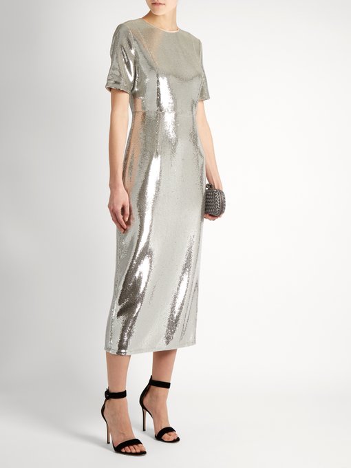 Sequin-embellished pencil dress | Diane Von Furstenberg | MATCHESFASHION UK