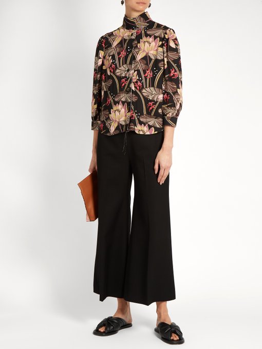 X Paula’s Ibiza floral-print blouse | Loewe | MATCHESFASHION.COM UK