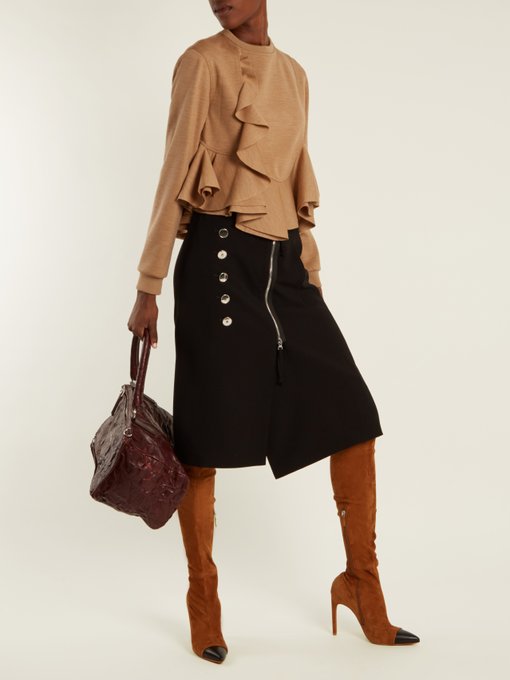 Suede over-the-knee boots | Givenchy | MATCHESFASHION UK