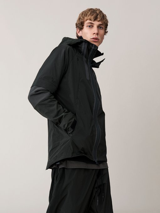 Contrast-panel nylon hooded jacket | Y-3 | MATCHESFASHION UK