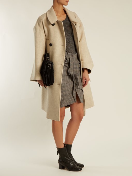 Noora Prince of Wales-checked stretch-cotton skirt | Isabel Marant ...
