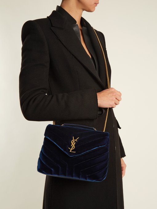 Loulou velvet shoulder bag | Saint Laurent | MATCHESFASHION UK