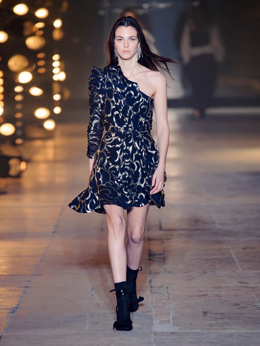 Clary one-shoulder jacquard dress | Isabel Marant | MATCHESFASHION UK
