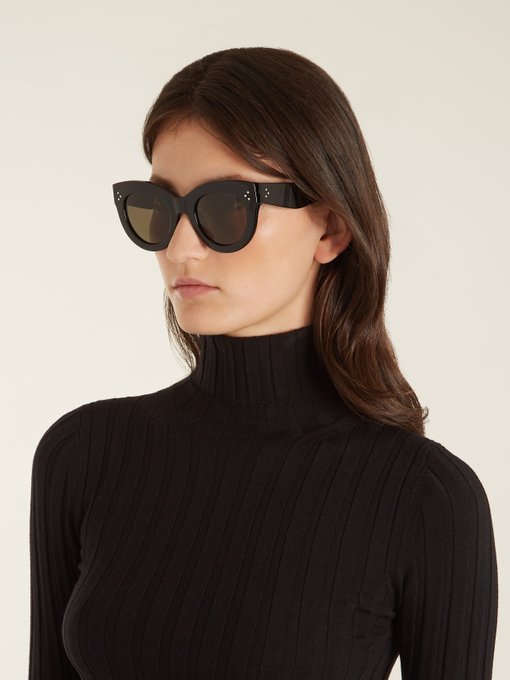 Caty cat-eye acetate sunglasses 