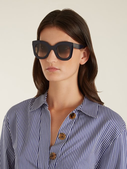 celine navy sunglasses