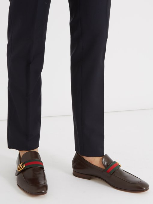 Donnie GG leather loafers | Gucci 