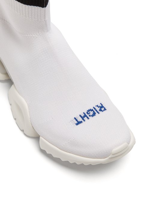 X Reebok high-top sock trainers展示图