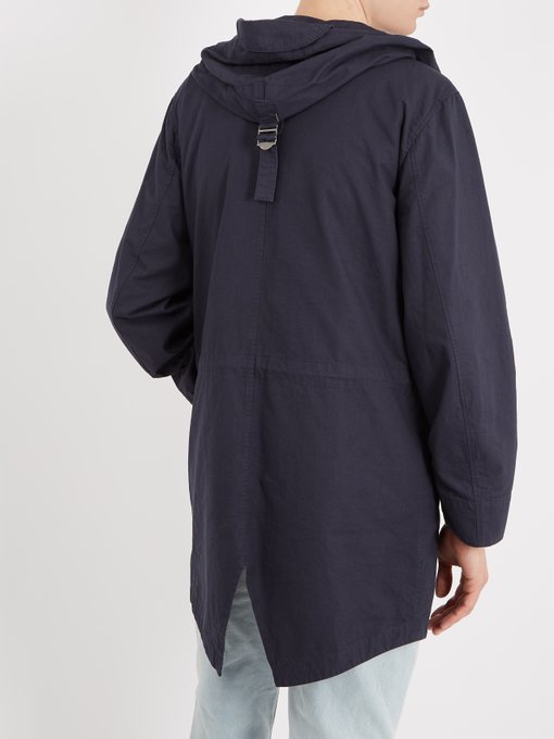 Nathan hooded cotton-twill parka展示图