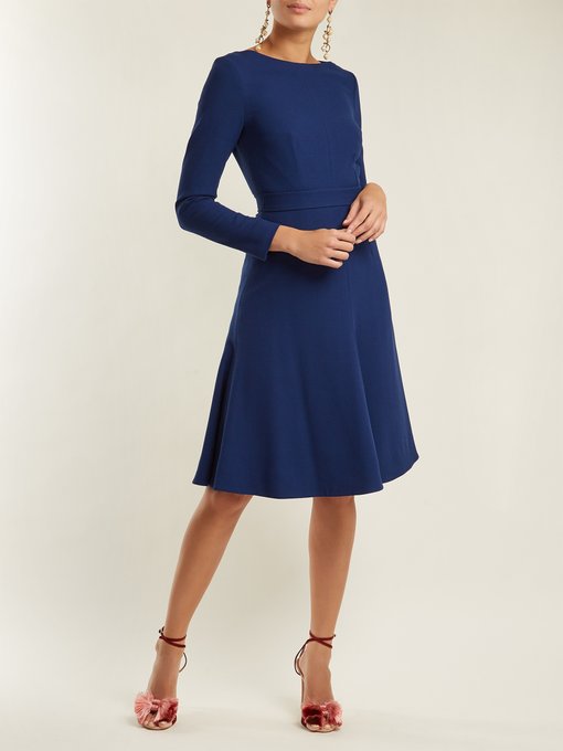 Kate A-line wool-crepe dress | Emilia Wickstead | MATCHESFASHION US