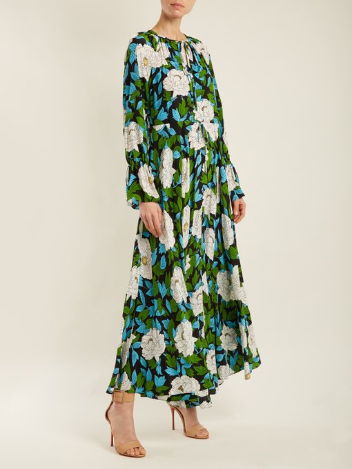 Bethany floral-print silk dress | Diane Von Furstenberg | MATCHESFASHION US