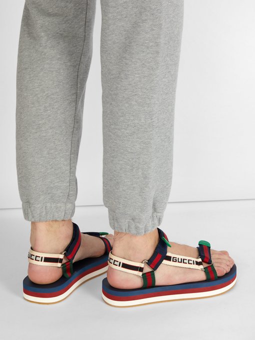 Bedlam logo-strap sandals | Gucci 