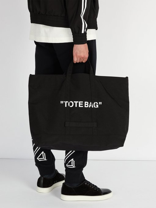 off white big tote bag