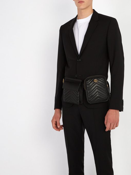 GG Marmont leather belt bag | Gucci 
