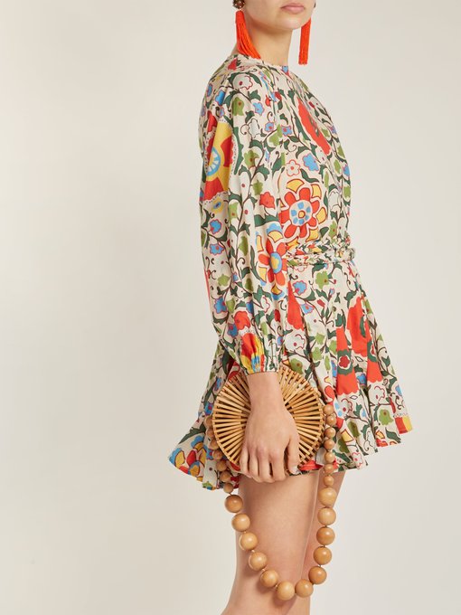 Ella floral-print cotton dress展示图