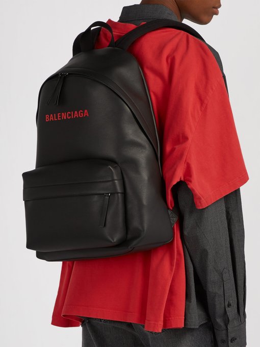 balenciaga red backpack