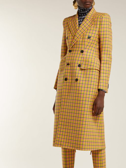 balenciaga yellow coat