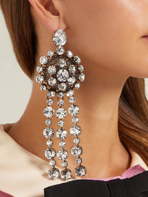 Crystal drop earrings展示图