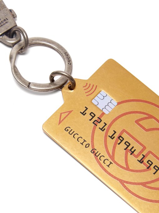 gucci credit card keychain