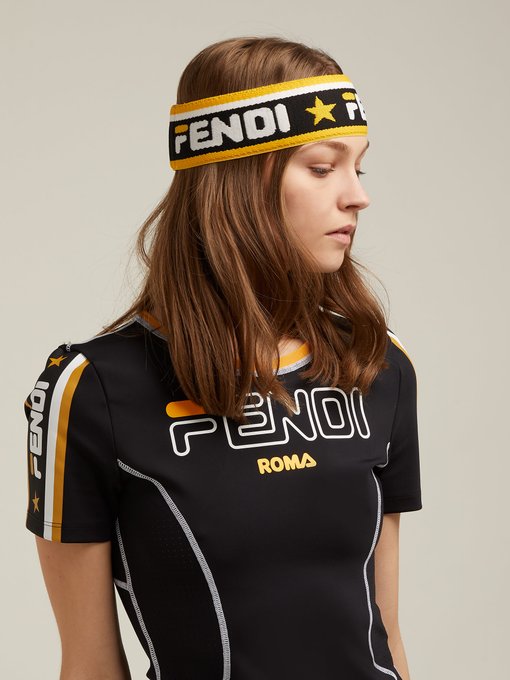 Mania logo headband | Fendi 