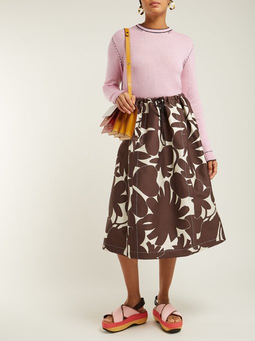 Avery floral-print midi skirt | Marni | MATCHESFASHION UK