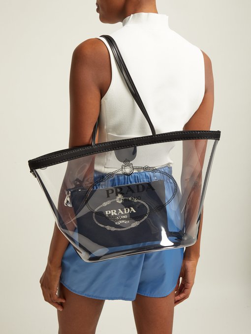 prada transparent bag