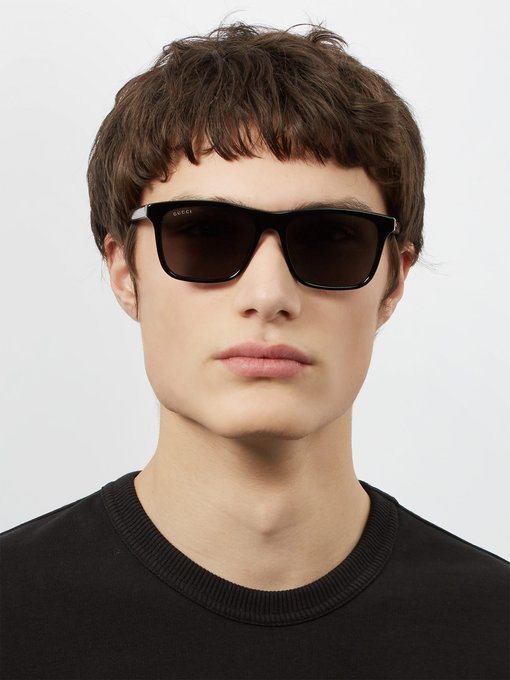 Square acetate sunglasses | Gucci 