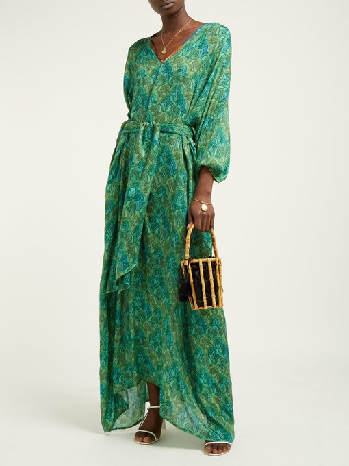 Lineia satin and bamboo basket bag | Glorinha Paranagua | MATCHESFASHION UK