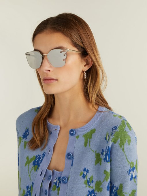 prada mirrored sunglasses