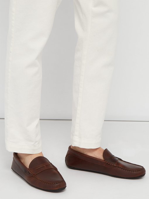 Penny Driver leather loafers | Quoddy 