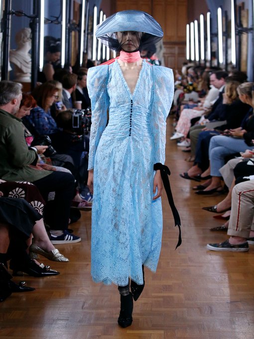 Annalee cotton-blend Chantilly-lace gown | Erdem | MATCHESFASHION UK