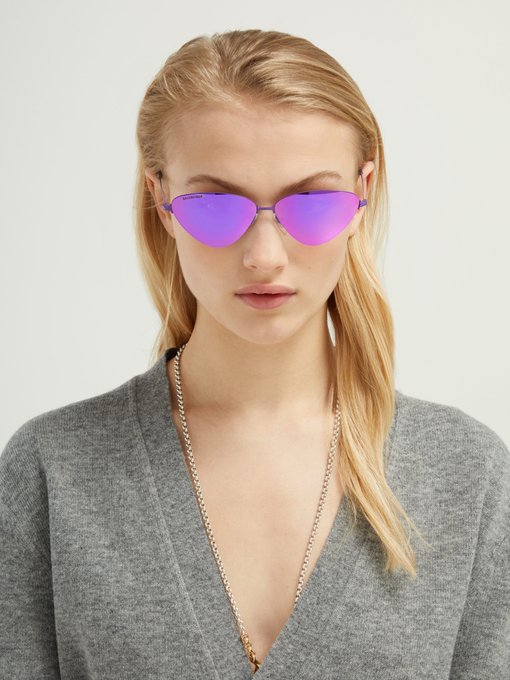 balenciaga invisible cat sunglasses