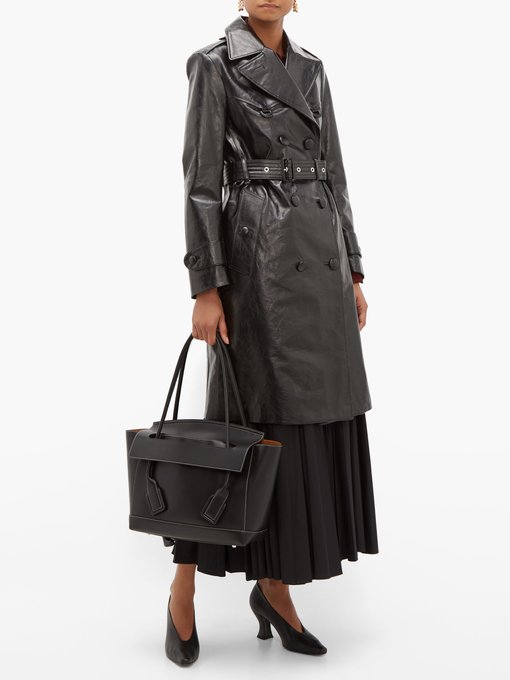 Tintagel double-breasted leather trench coat | Burberry | MATCHESFASHION UK
