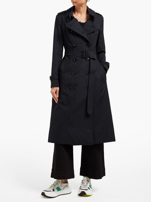 Chelsea belted double-breasted cotton trench coat | Burberry ...