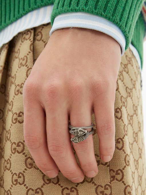 gucci snake ring womens