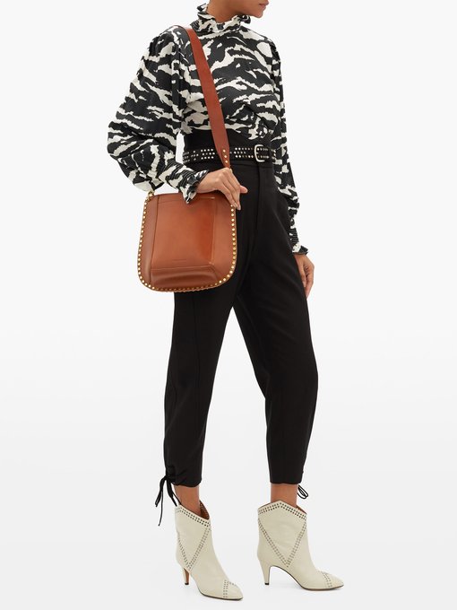 Oksan studded leather cross-body bag | Isabel Marant | MATCHESFASHION US