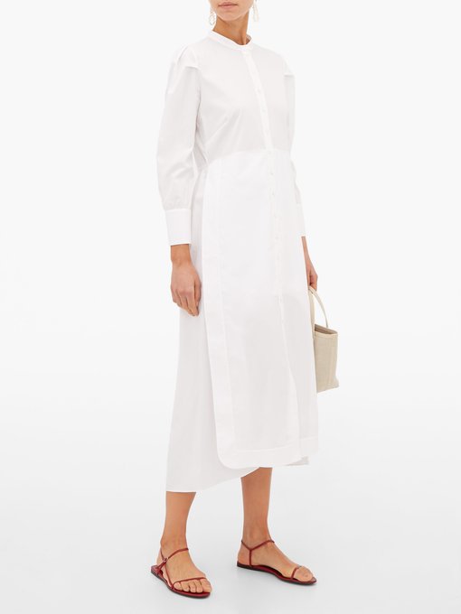 Penelope cotton-poplin midi shirt dress | Brock Collection ...