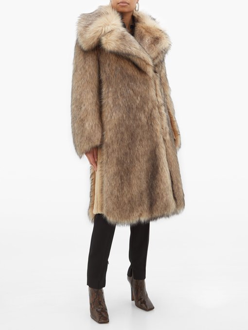 Oversized faux-fur coat | Paco Rabanne | MATCHESFASHION US