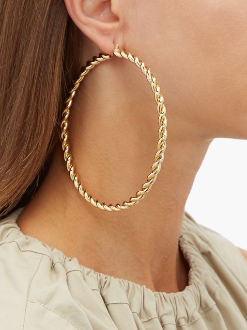 Twisted-hoop earrings | JW Anderson | MATCHESFASHION FR
