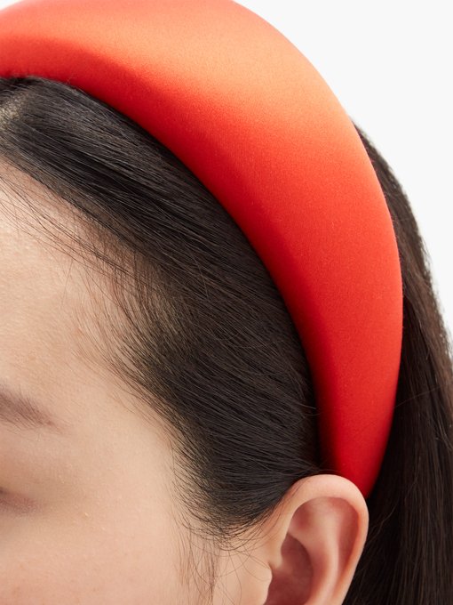 orange prada headband