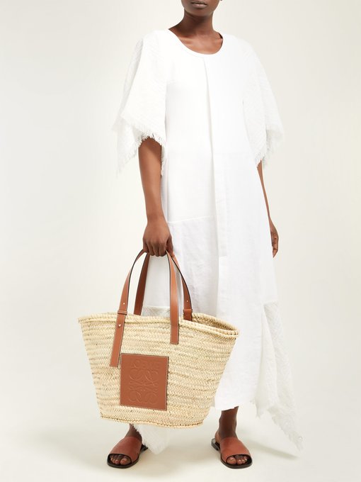 Large woven basket bag | Loewe 