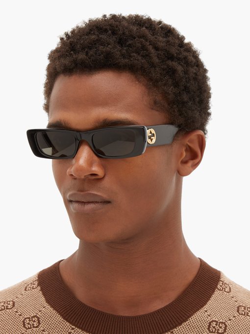 rectangular sunglasses gucci