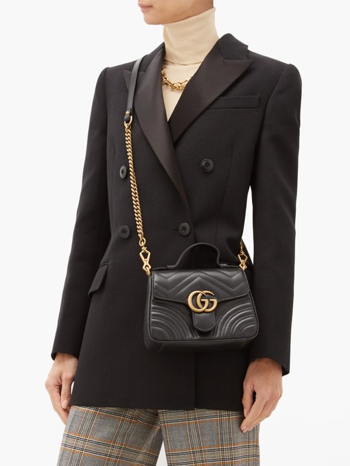 GG Marmont mini quilted-leather cross-body bag | Gucci | MATCHESFASHION US