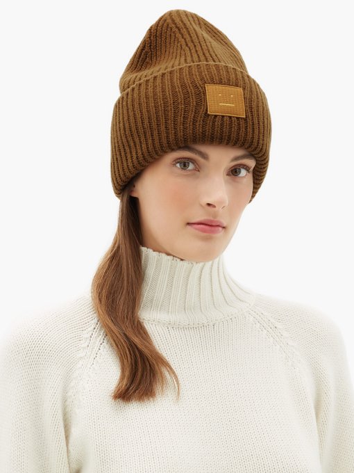 Pansy ribbed-knit wool beanie | Acne Studios | MATCHESFASHION US
