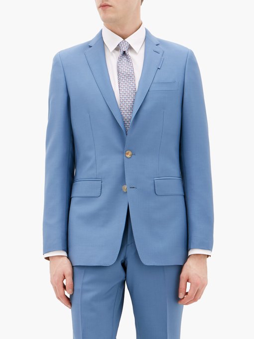 burberry blue suit