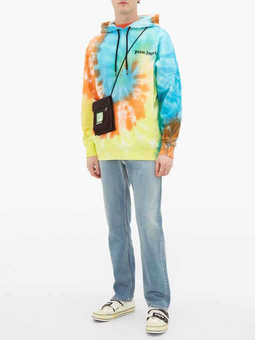 palm angels tie dye hoodie