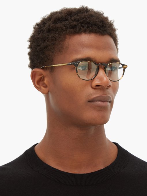 Riley round acetate glasses | Oliver Peoples | MATCHESFASHION US