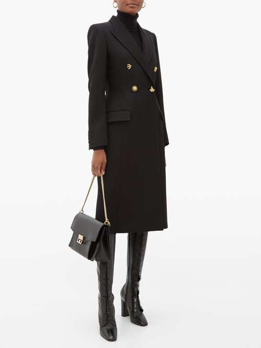 Double-breasted wool-tricotine coat | Givenchy | MATCHESFASHION US