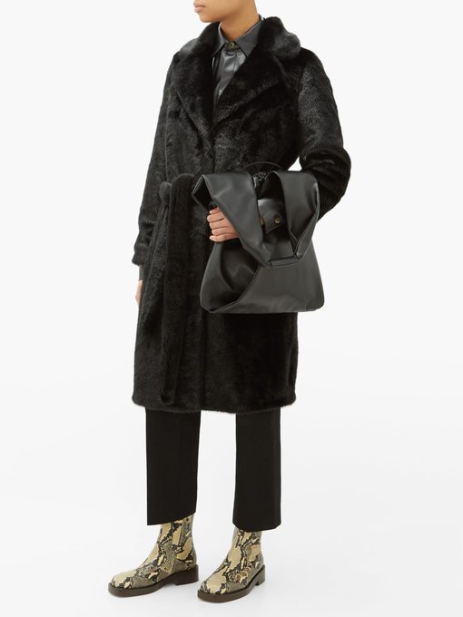 Juliet waist-tie faux-fur coat | Stand Studio | MATCHESFASHION US